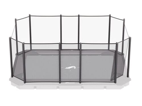 Akrobat Trampoline Net  XCITYX | Volledig met Palen