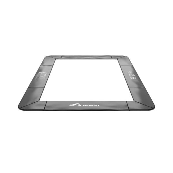 Akrobat_Pad_Primus_Flat_rechthoekig_zwart Trampoline Rand Akrobat | Primus Flat