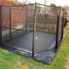 Installation Rectangular Flat (4) Trampoline Ingraaf Service Flat to the ground