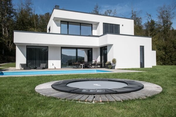 Akrobat Primus Flat Round 305cm | Antraciet